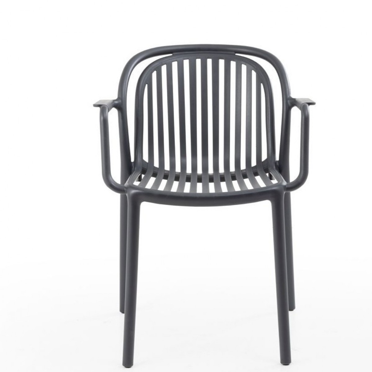 Πολυθρόνα Choho pp σε μαύρη απόχρωση 57x50x77