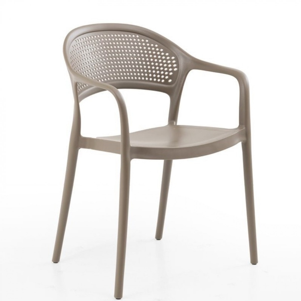 Πολυθρόνα Paros pp σε cappuccino απόχρωση 57x50x80