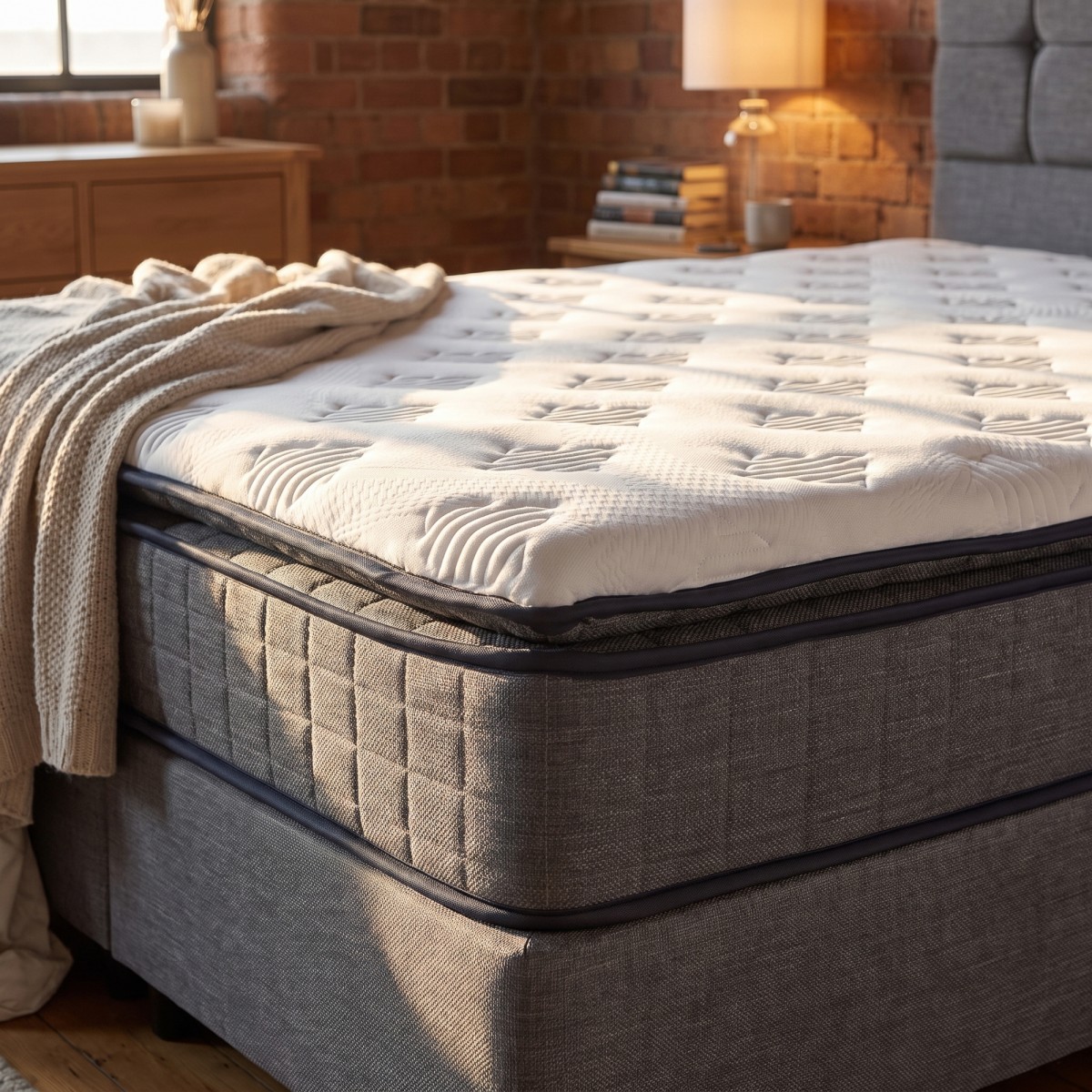 Στρώμα Divan pocket spring με aloe vera και ανώστρωμα 30cm 160x200