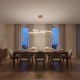 Φωτιστικό οροφής Giovanni led μέταλλο μπρονζε 70x30x70