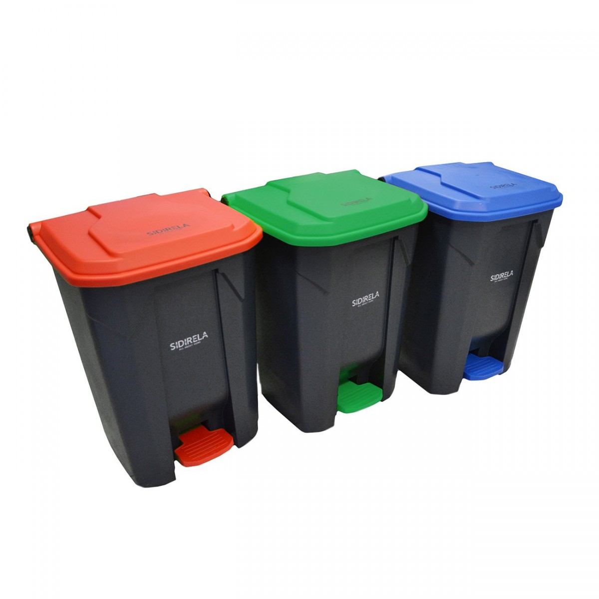 Κάδος απορριμάτων από πλαστικό 100L 50x48x85