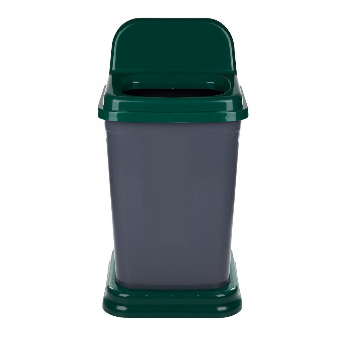 Κάδος ανακύκλωσης από πλαστικό σε πράσινο χρώμα 50L