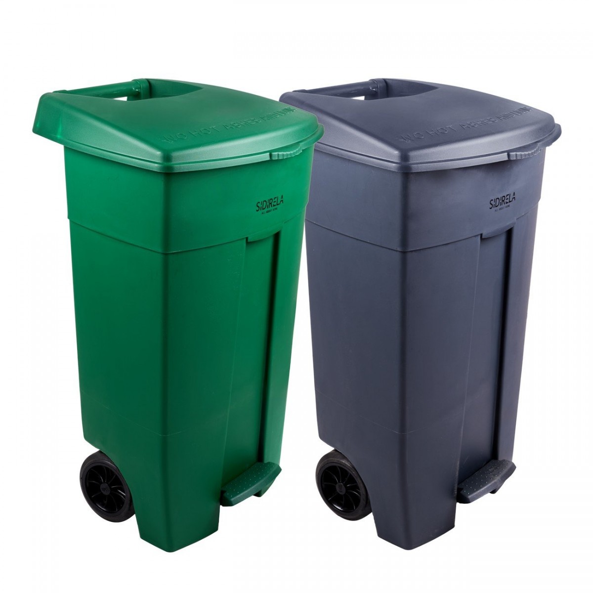 Κάδος απορριμάτων από πλαστικό 120L