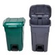 Κάδος σκουπιδιών από πλαστικό σε πράσινο χρώμα 80 λίτρα